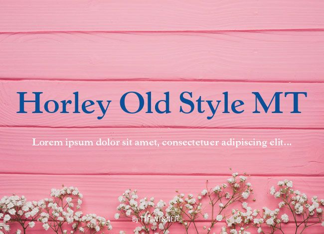 Horley Old Style MT example