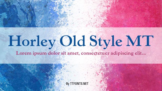 Horley Old Style MT example