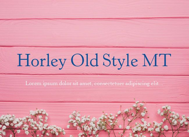 Horley Old Style MT example