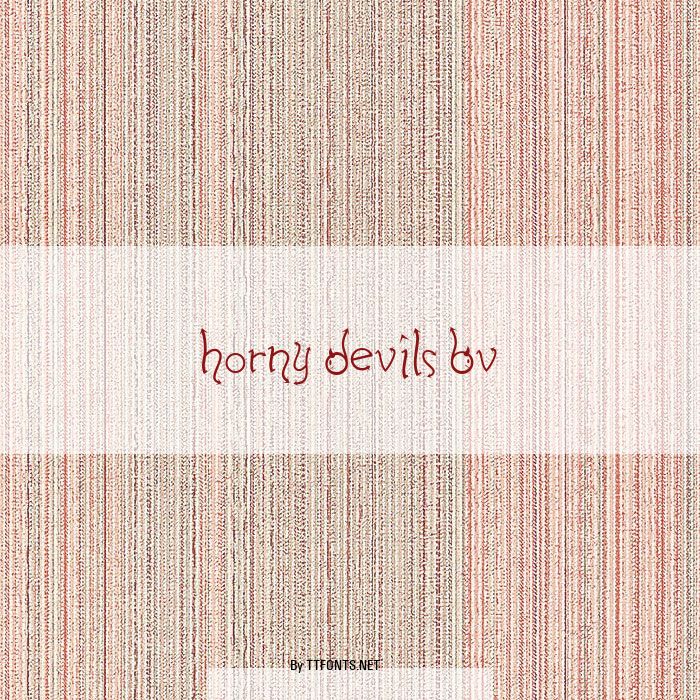 Horny Devils BV example