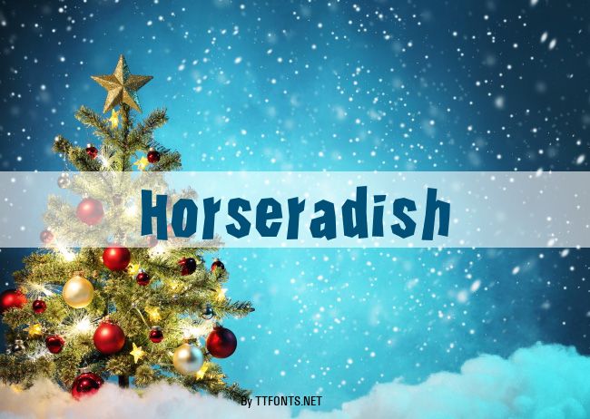 Horseradish example