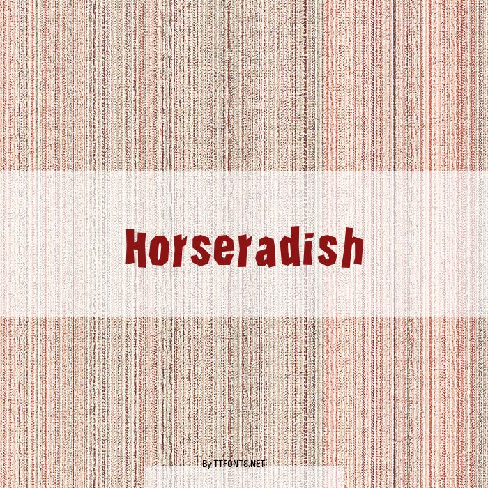 Horseradish example
