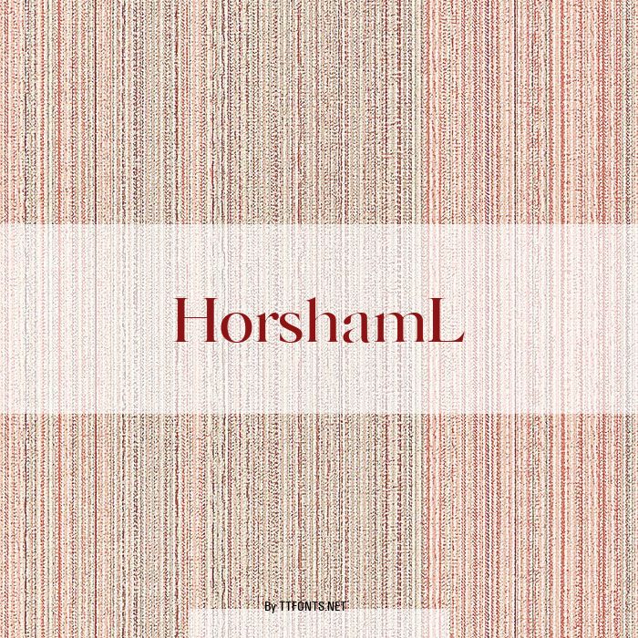 HorshamL example