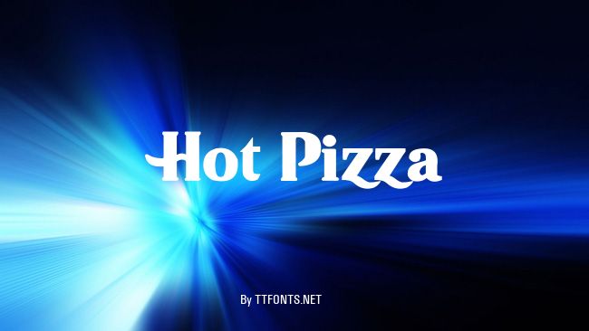 Hot Pizza example