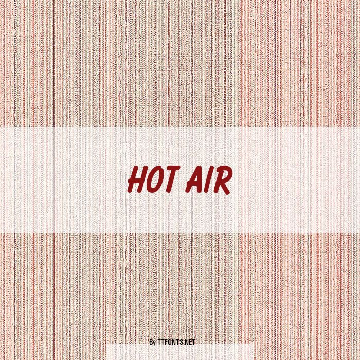 Hot Air example