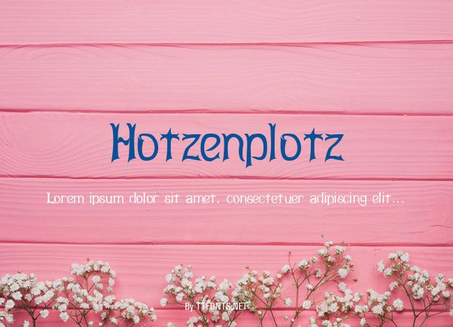 Hotzenplotz example