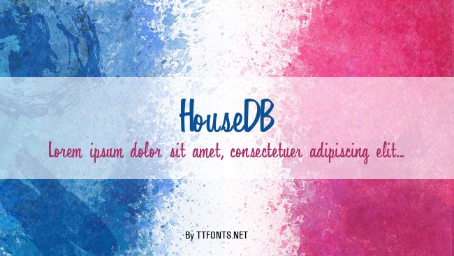 HouseDB example