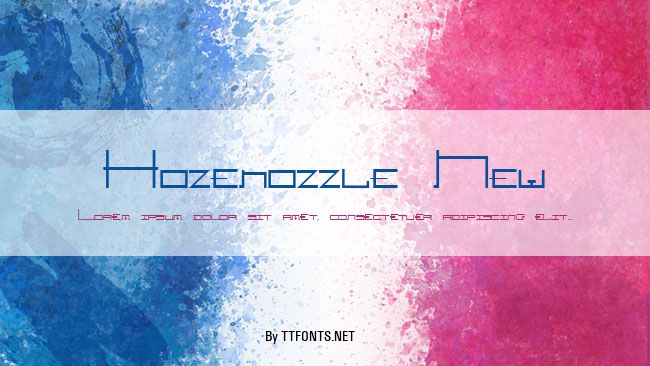 Hozenozzle New example