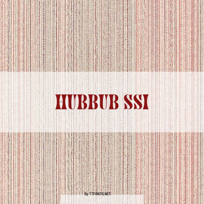 Hubbub SSi example