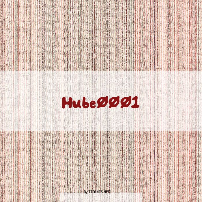 Hube0001 example