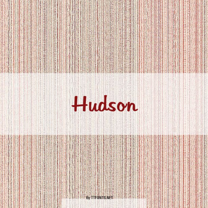 Hudson example