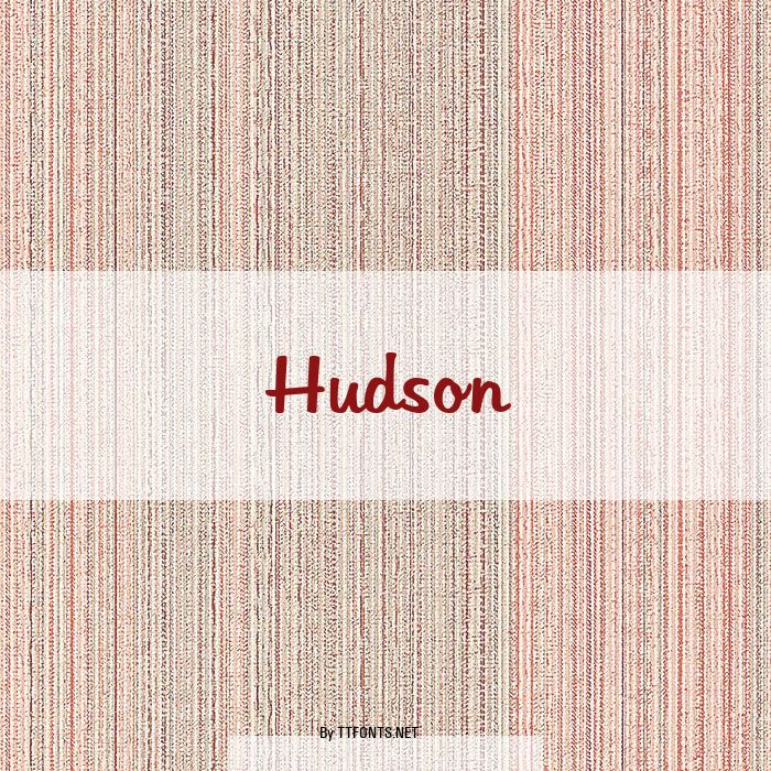 Hudson example