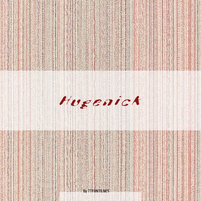 Hugenick example