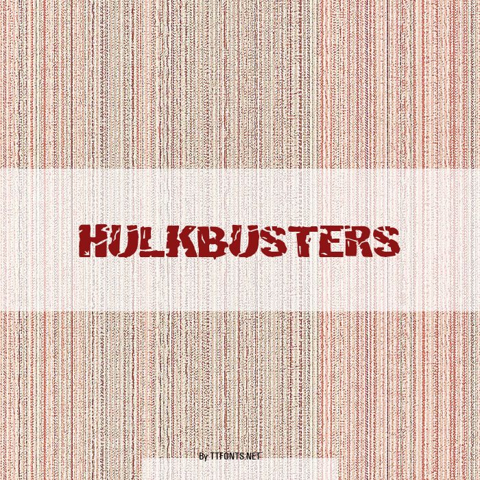 Hulkbusters example