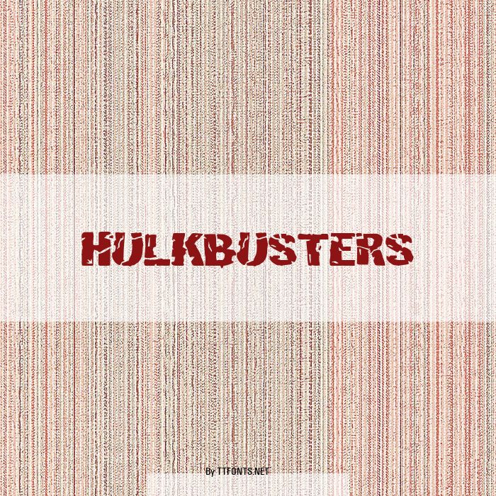 Hulkbusters example