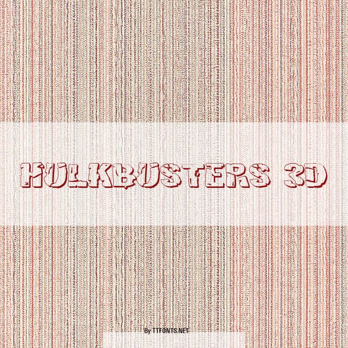 Hulkbusters 3D example