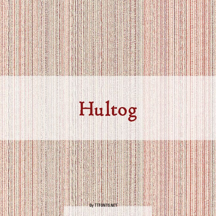 Hultog example