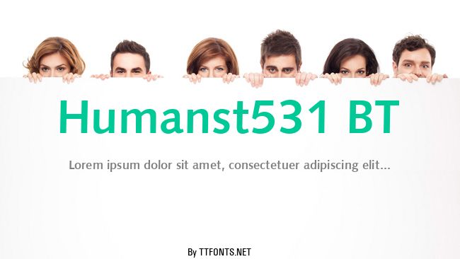 Humanst531 BT example