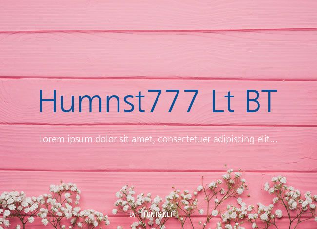 Humnst777 Lt BT example