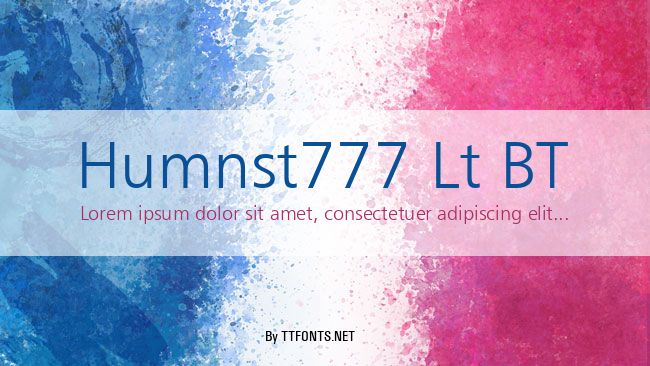 Humnst777 Lt BT example