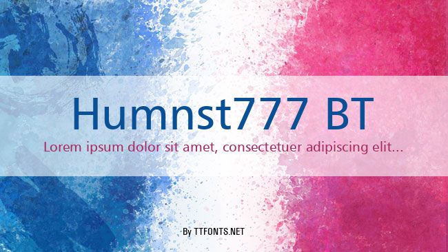 Humnst777 BT example