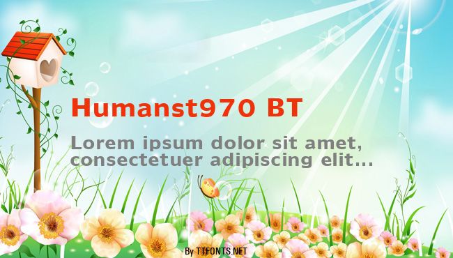 Humanst970 BT example
