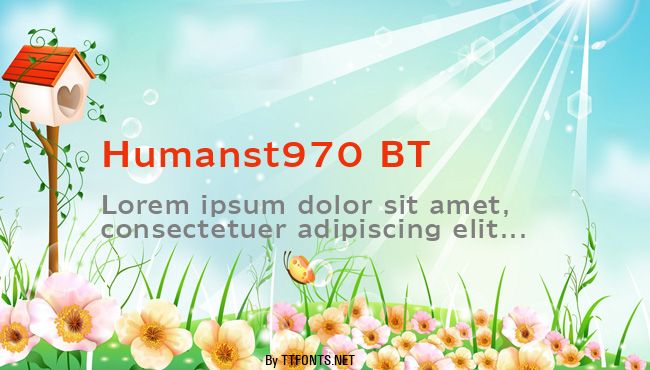 Humanst970 BT example