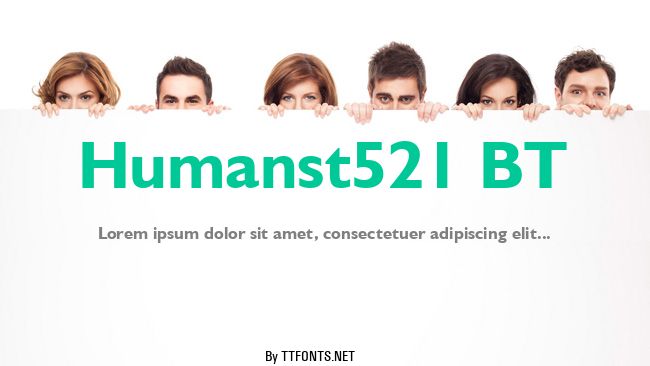 Humanst521 BT example