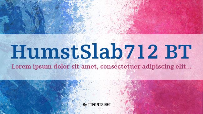 HumstSlab712 BT example