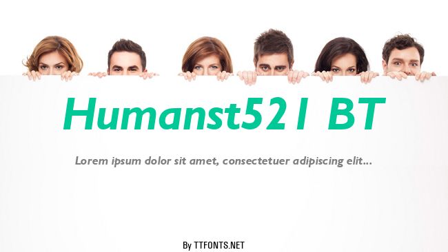Humanst521 BT example