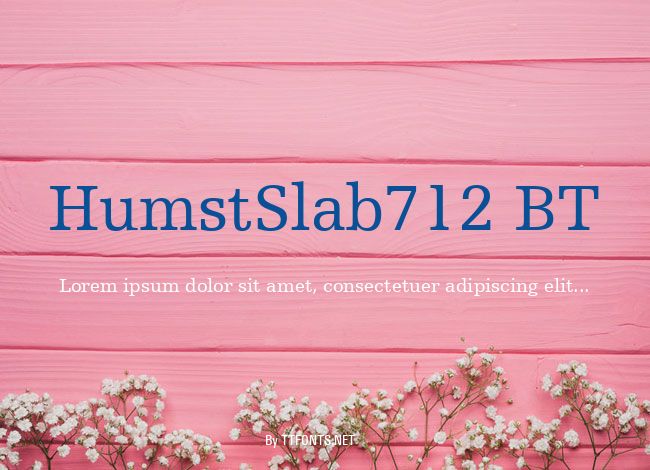 HumstSlab712 BT example