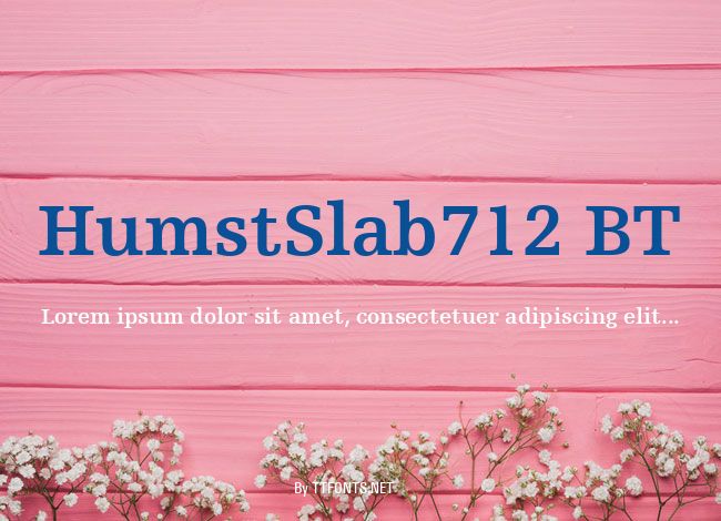 HumstSlab712 BT example