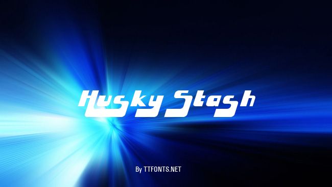 Husky Stash example