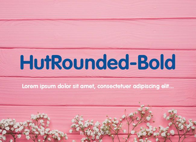 HutRounded-Bold example