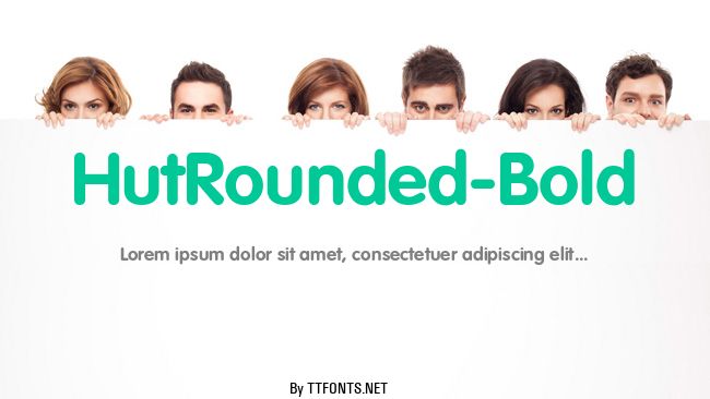 HutRounded-Bold example