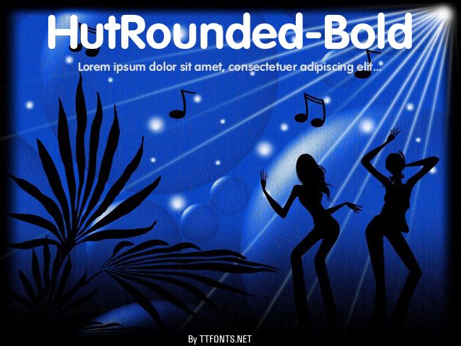 HutRounded-Bold example