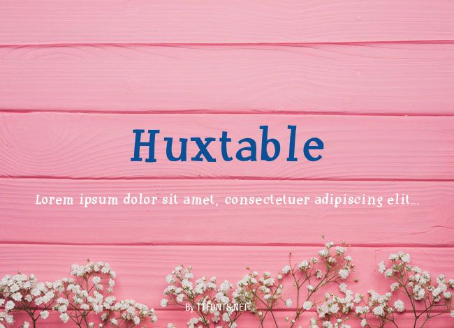 Huxtable example