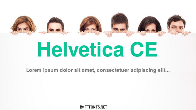 Helvetica CE example