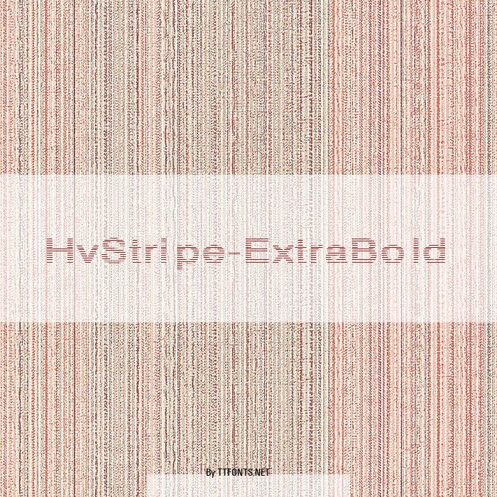 HvStripe-ExtraBold example