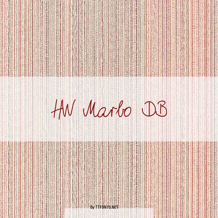 HW Marbo DB example
