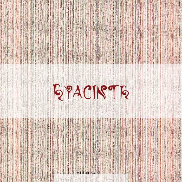 Hyacinth example