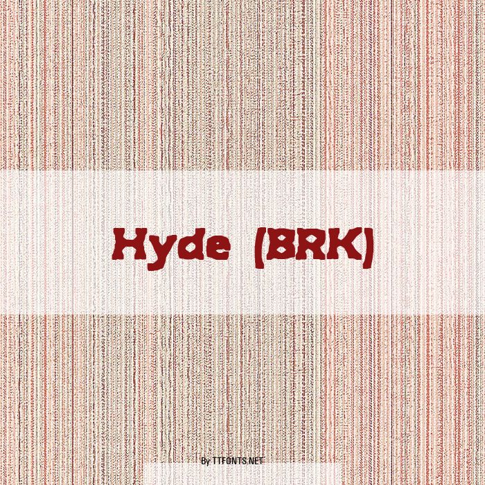 Hyde (BRK) example