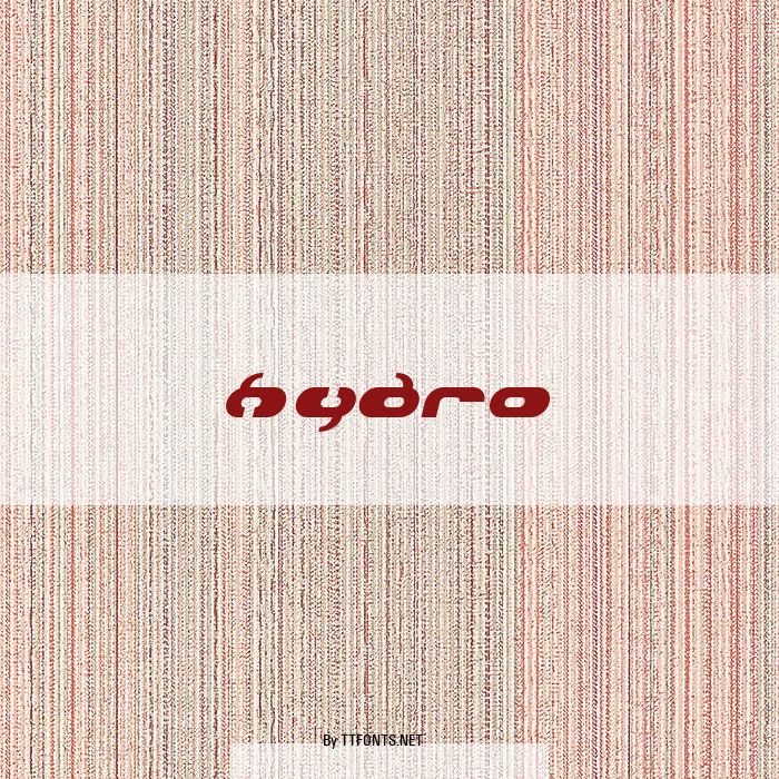 Hydro example