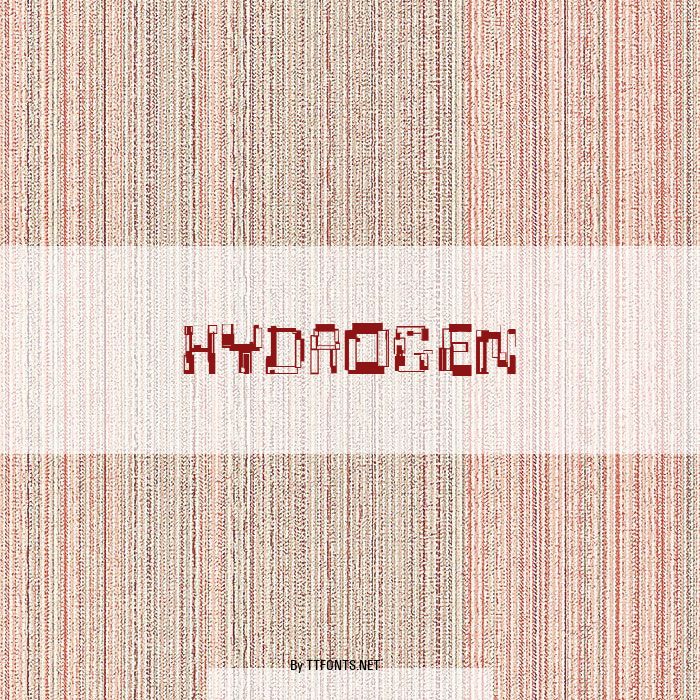 Hydrogen example