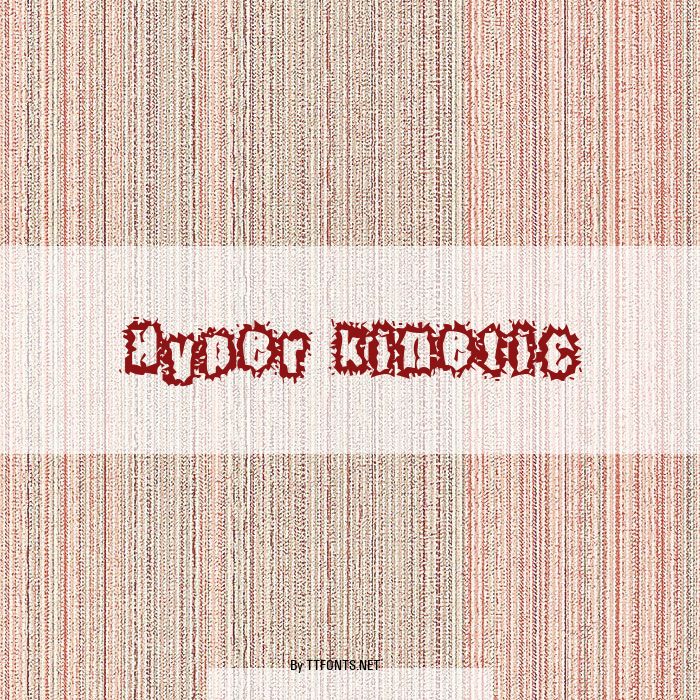 Hyper Kinetic example