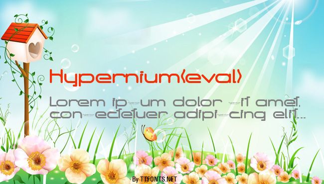 Hypernium(eval) example