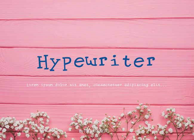 Hypewriter example