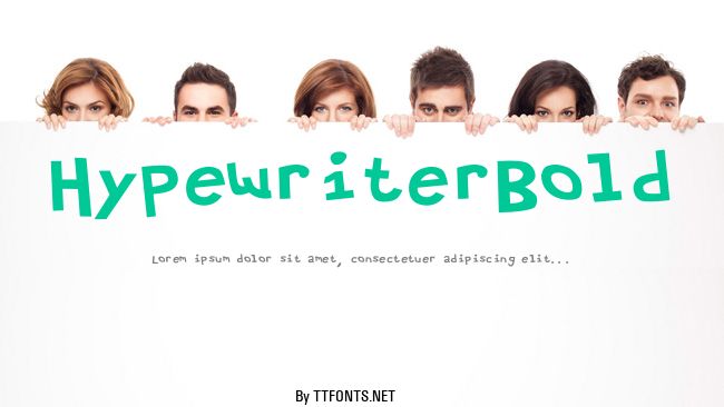 HypewriterBold example