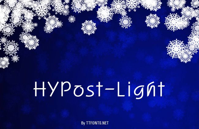 HYPost-Light example