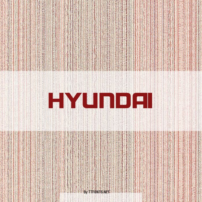 Hyundai example